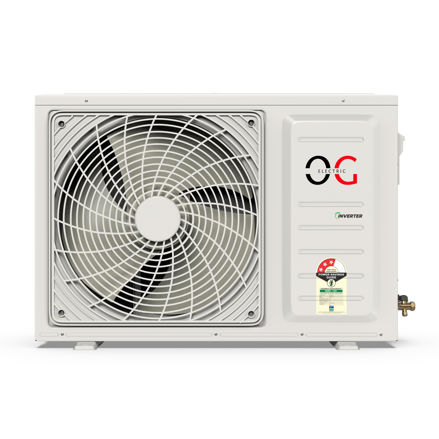 O.G ELECTRIC 1.5 ton 3 Star, Inverter Split AC (Copper, 4-in-1 Adjustable Mode, Anti-dust Filter, ASG183IOG, White)