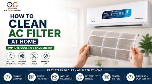 How to Clean AC Filter at Home – OG Electric Split and Window AC Maintenance Guide