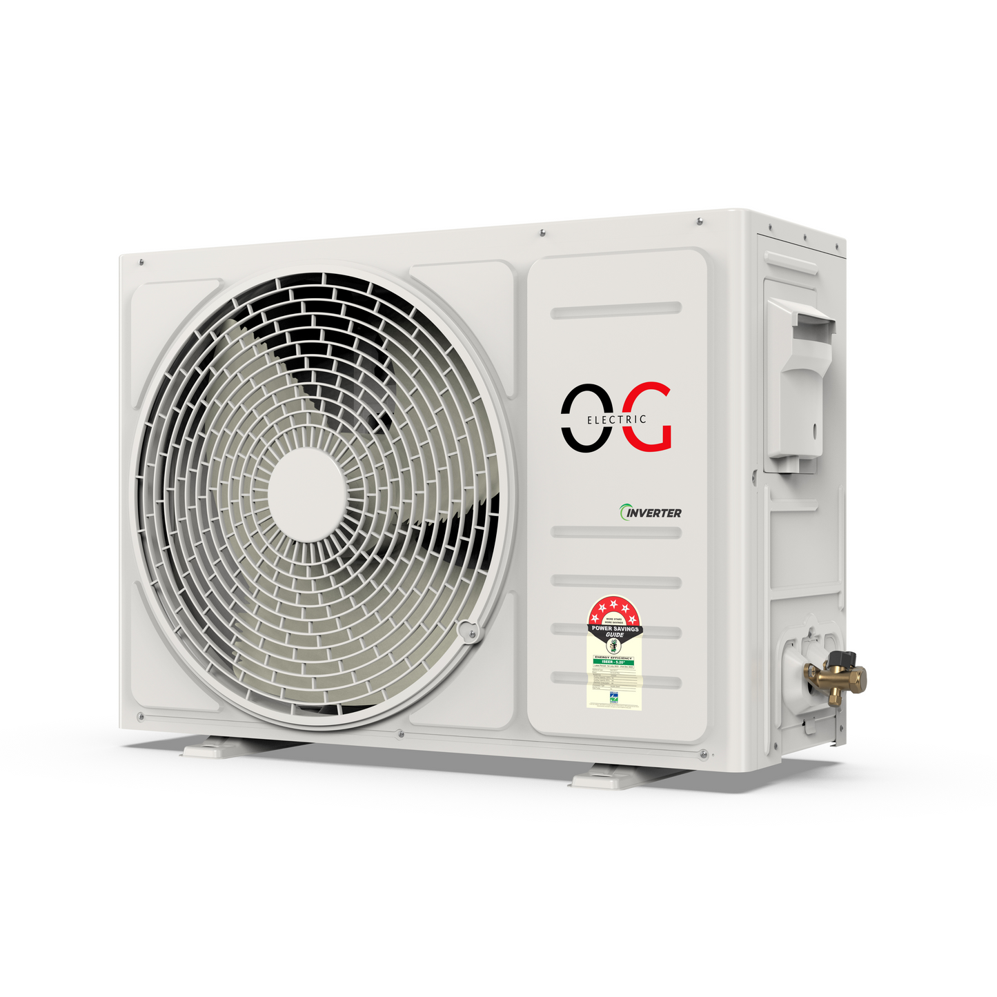 O.G ELECTRIC 1.0 ton 5 Star, Inverter Split AC (Copper, 4-in-1 Adjustable Mode, Anti-dust Filter, ASG125IOG, White)