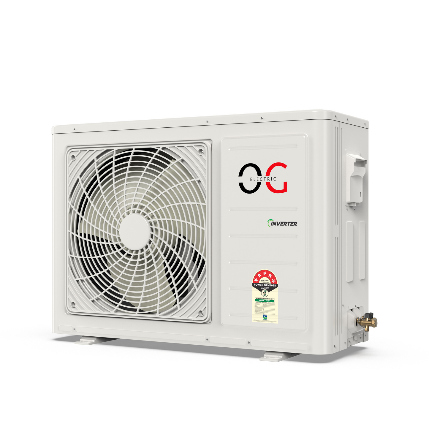 O.G ELECTRIC 2.0 ton 5 Star, Inverter Split AC (Copper, 4-in-1 Adjustable Mode, Anti-dust Filter, ASG245IOG, White)