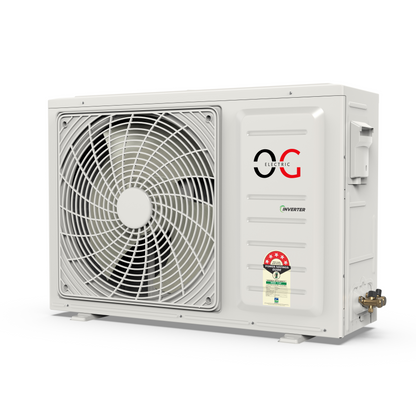 O.G ELECTRIC 1.5 ton 5 Star, Inverter Split AC (Copper, 4-in-1 Adjustable Mode, Anti-dust Filter, ASG185IOG, White)