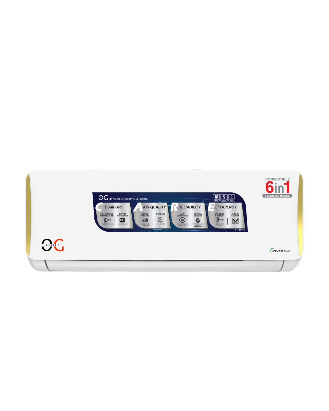 O.G ELECTRIC 1.5 ton 3 Star, Inverter Split AC