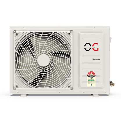 O.G ELECTRIC 1.5 ton 5 Star, Inverter Split AC (Copper, 4-in-1 Adjustable Mode, Anti-dust Filter, ASG185IOG, White)