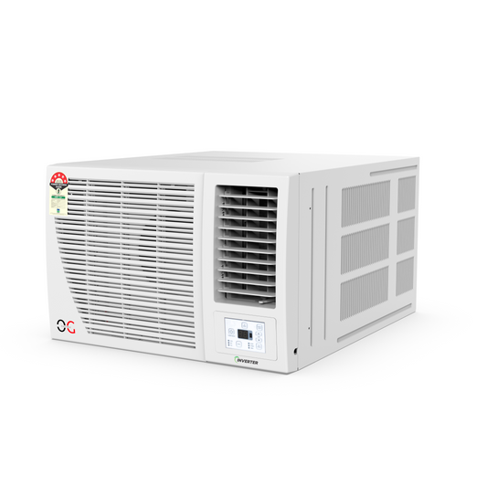 O.G Electric 1.5 Ton, 5 Star, Inverter Window AC (Copper, 4-in-1 Adjustable Mode, 2025 Model, AXG185IOG, White)