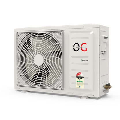 O.G ELECTRIC 1.5 ton 3 Star, Inverter Split AC (Copper, 4-in-1 Adjustable Mode, Anti-dust Filter, ASG183IOG, White)