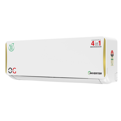 O.G ELECTRIC 1.5 ton 5 Star, Inverter Split AC (Copper, 4-in-1 Adjustable Mode, Anti-dust Filter, ASG185IOG, White)