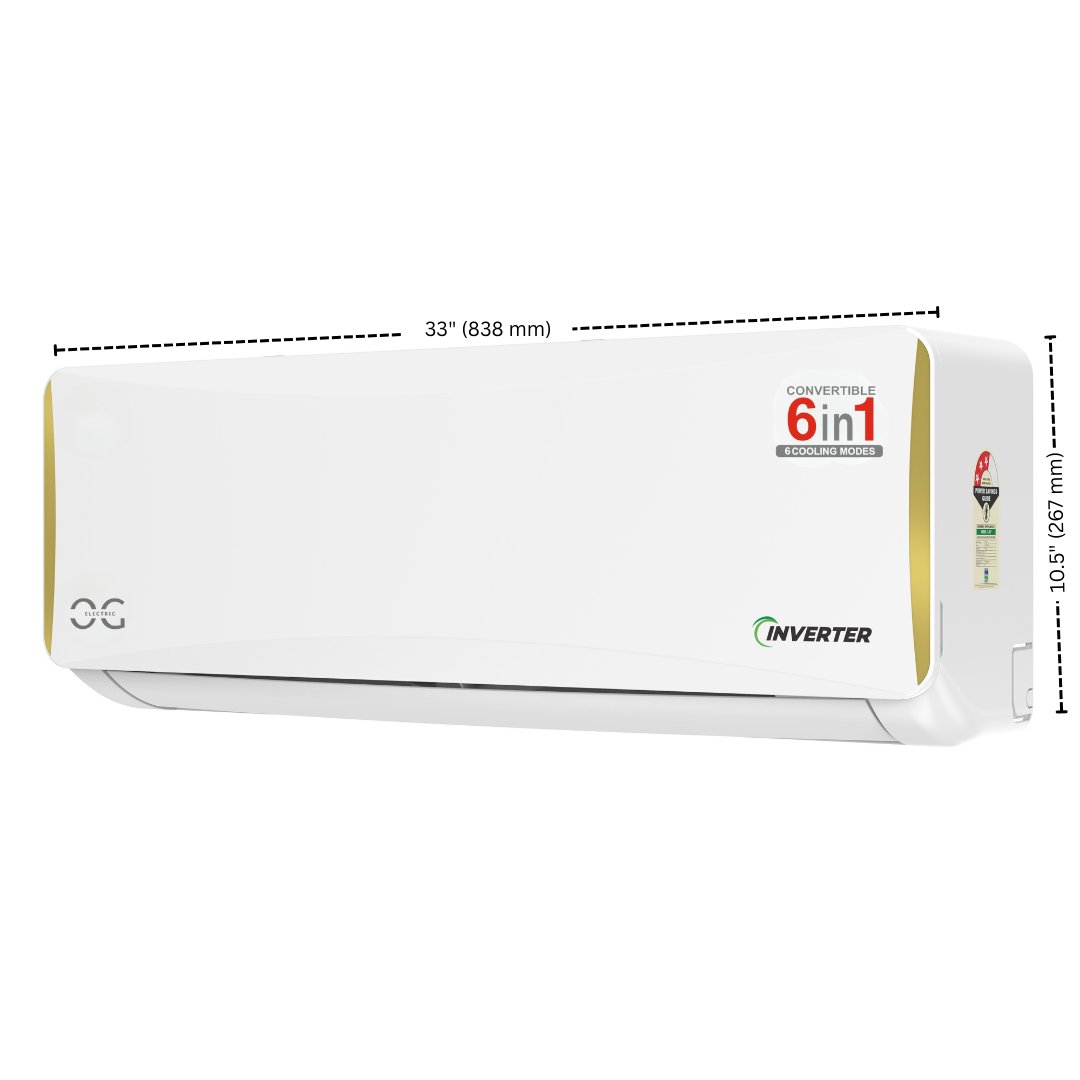 O.G ELECTRIC 1.5 ton 3 Star, Inverter Split AC