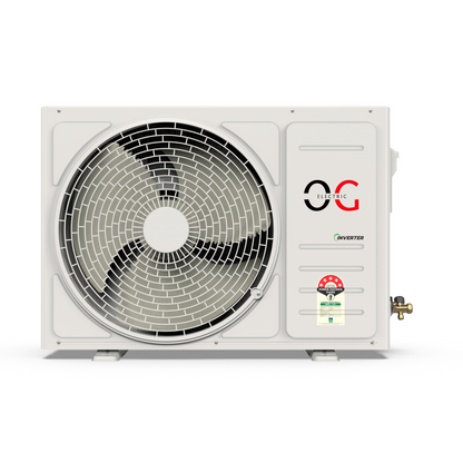 O.G ELECTRIC 1.0 ton 5 Star, Inverter Split AC (Copper, 4-in-1 Adjustable Mode, Anti-dust Filter, ASG125IOG, White)
