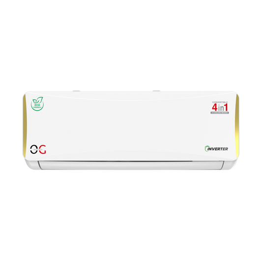 O.G ELECTRIC 1.0 ton 5 Star, Inverter Split AC (Copper, 4-in-1 Adjustable Mode, Anti-dust Filter, ASG125IOG, White)